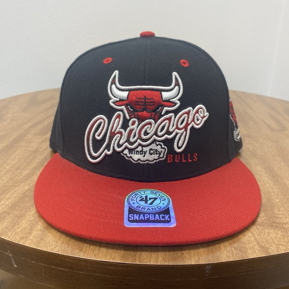 '47 brand Chicago Bulls NBA Snapback Hat Cap NBA Bulls